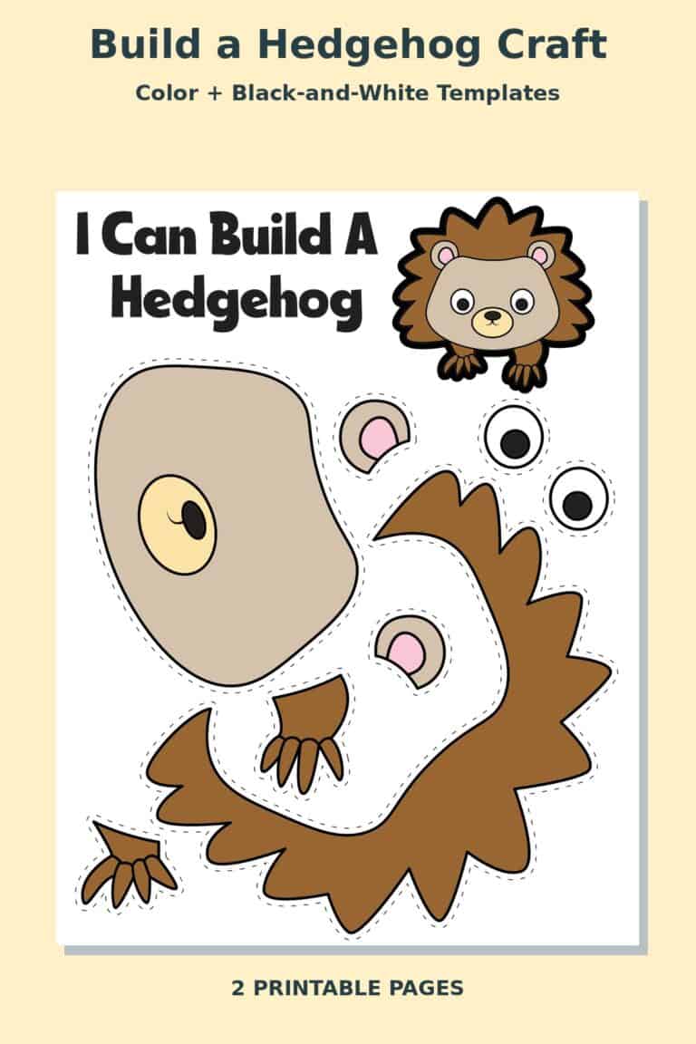 Build a Hedgehog Craft