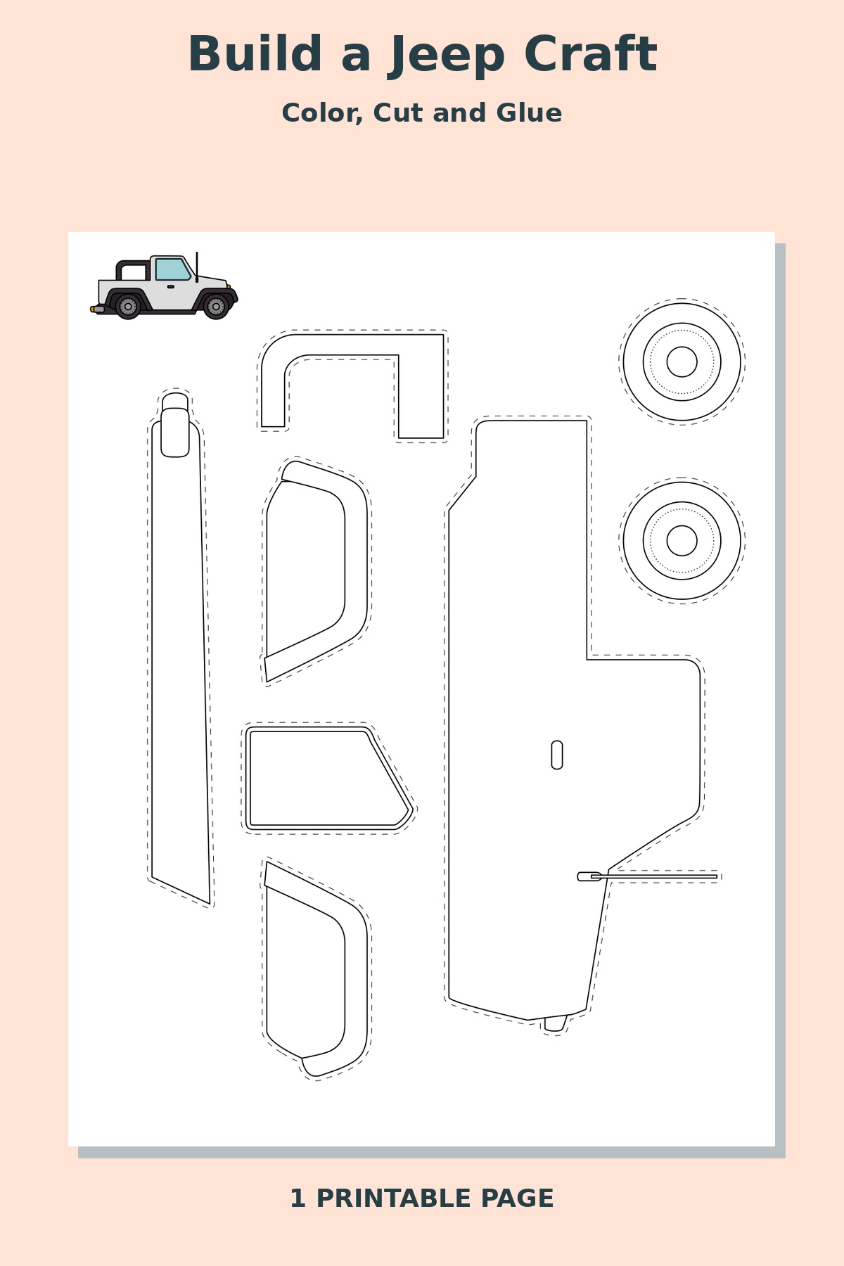 Build a Jeep Craft