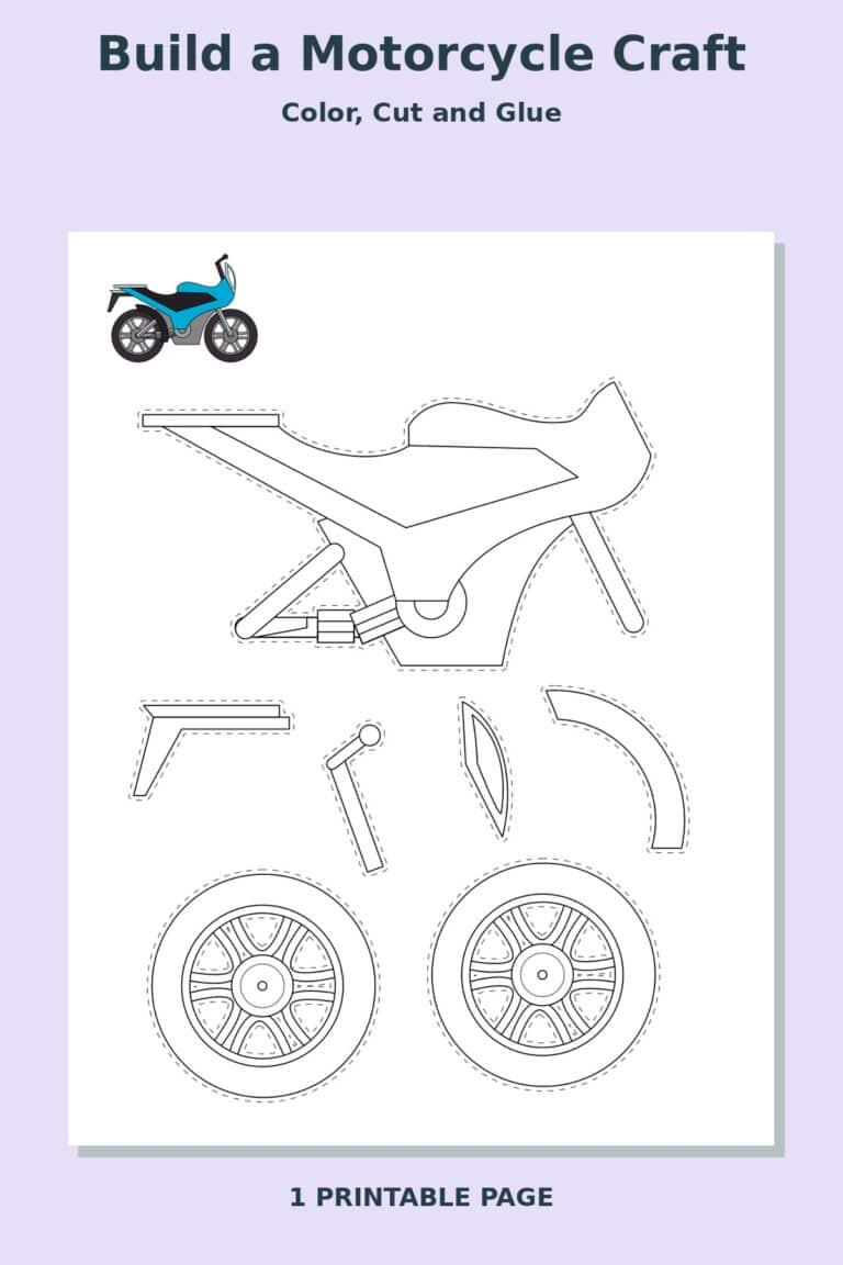 Build a Motorcycle Craft