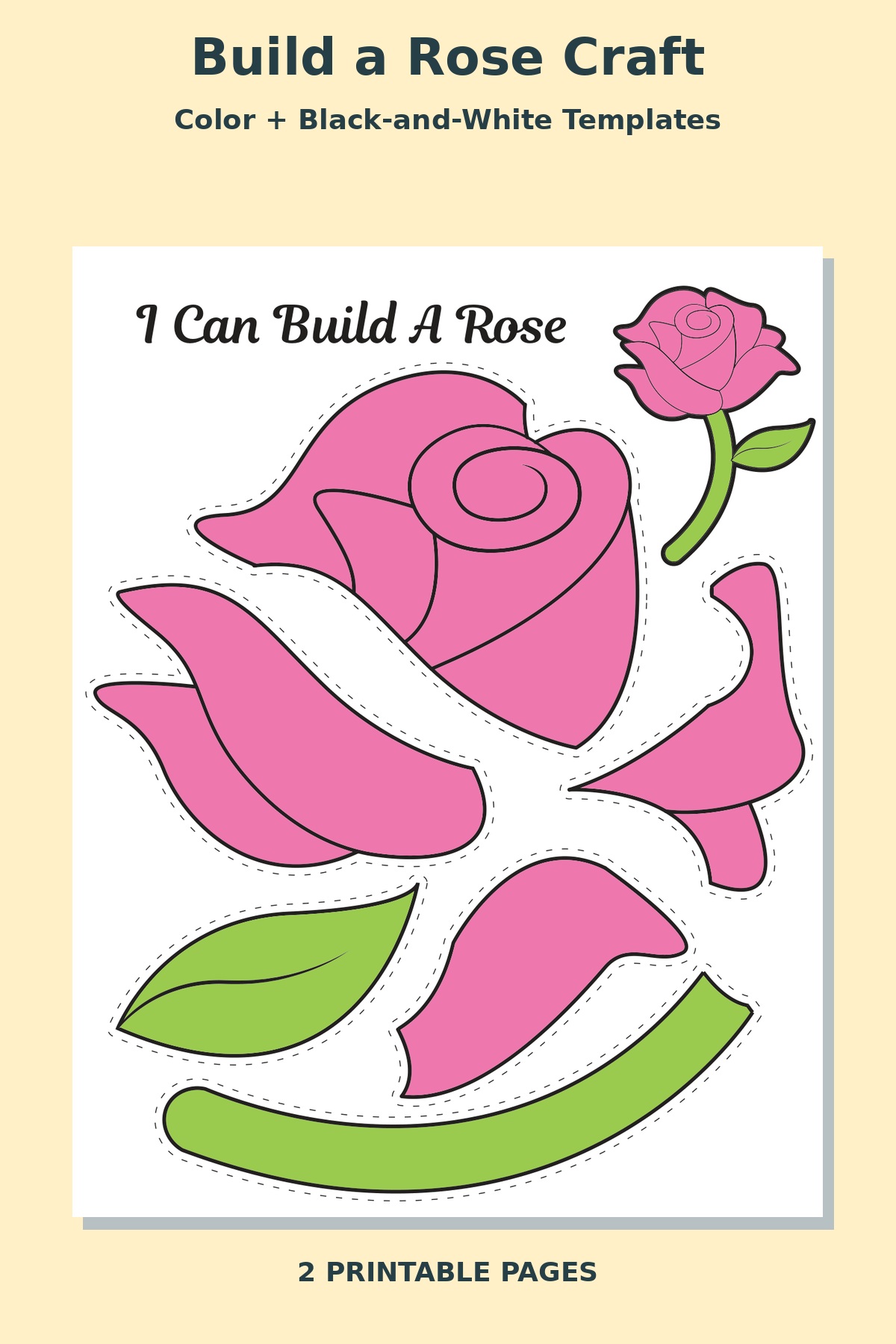 Build a Rose Craft