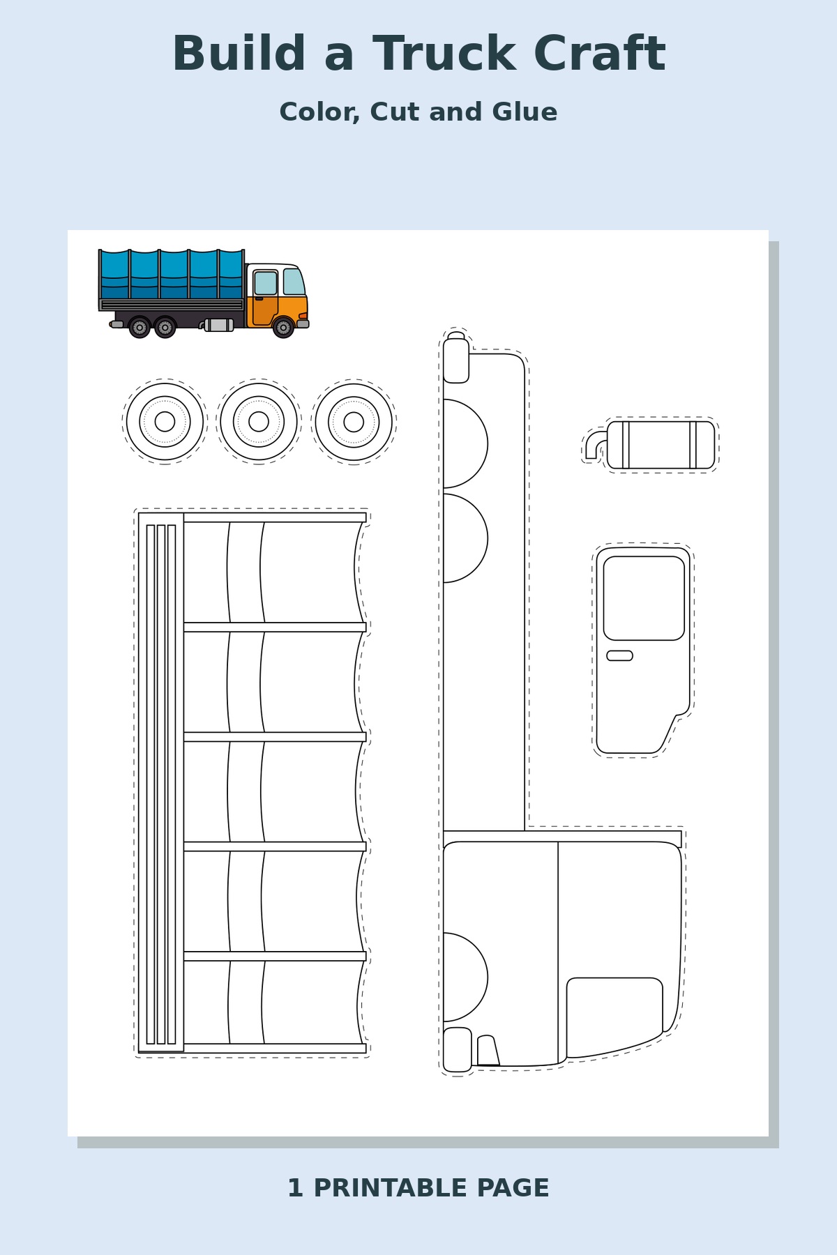 Build a Truck Craft