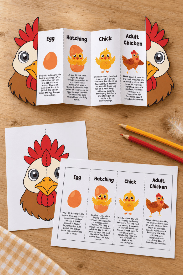 Chicken Life Cycle Foldouts