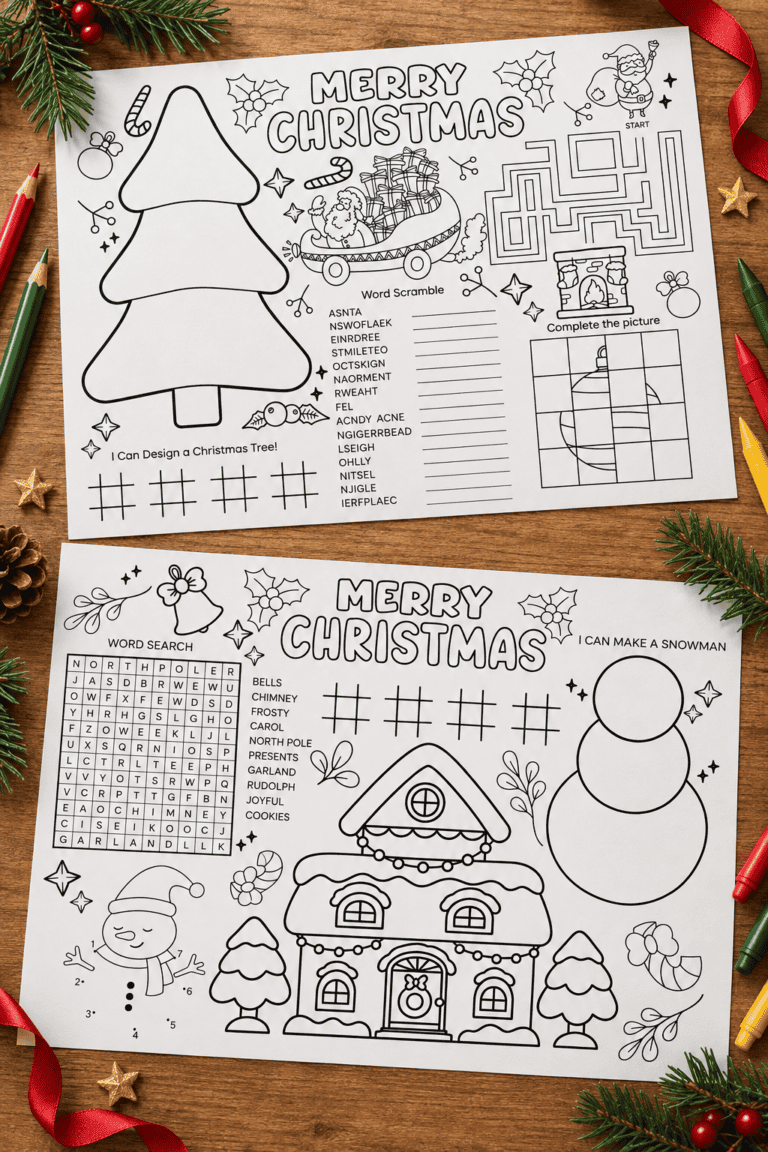 Christmas Activity Mats
