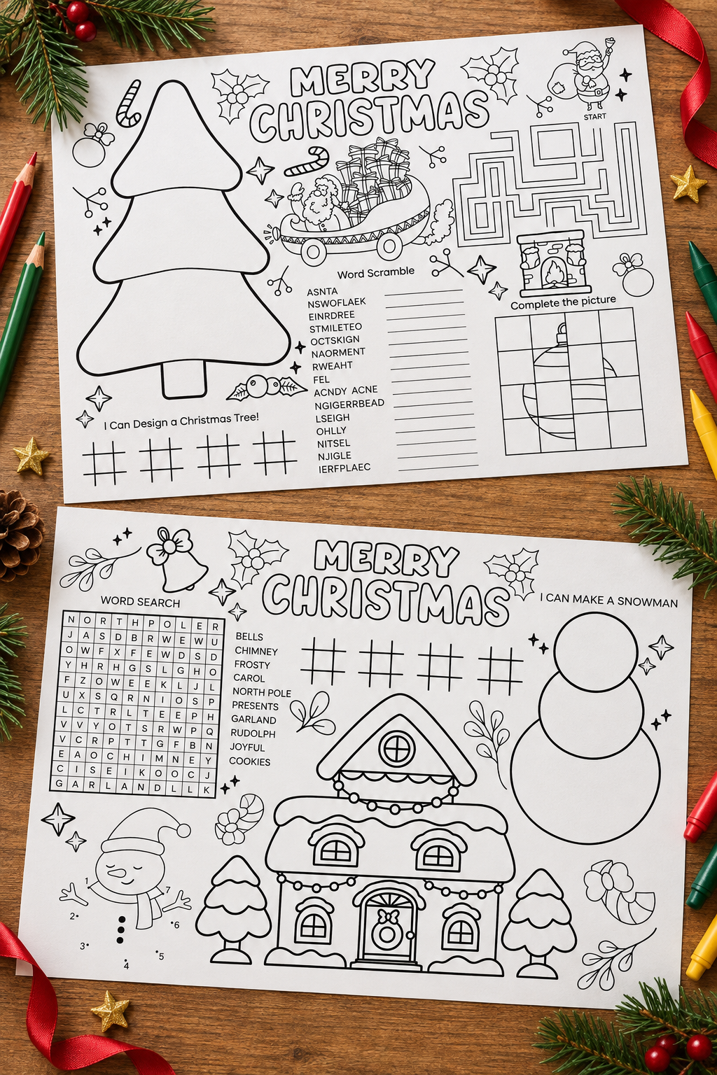 Christmas Activity Mats