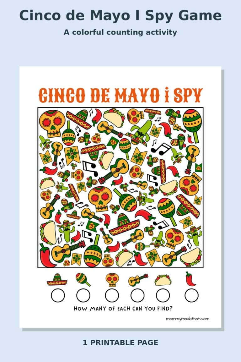 Cinco de Mayo I Spy Game