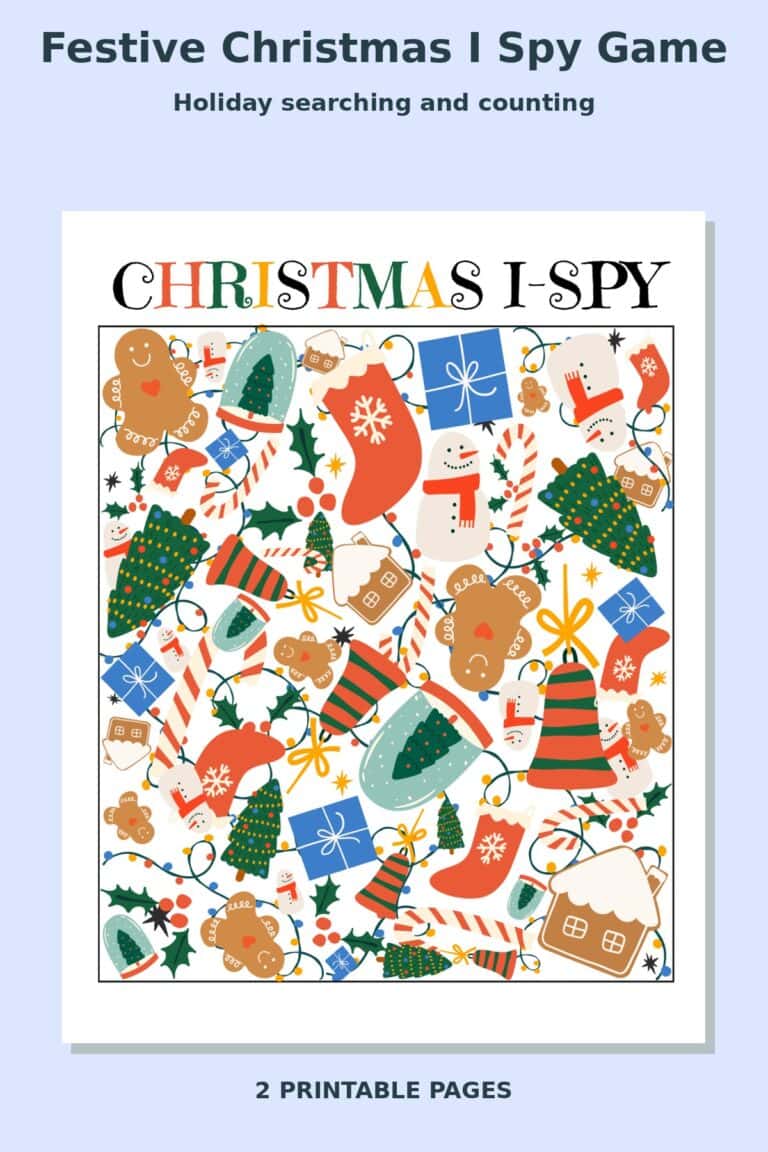 Festive Christmas I Spy Game