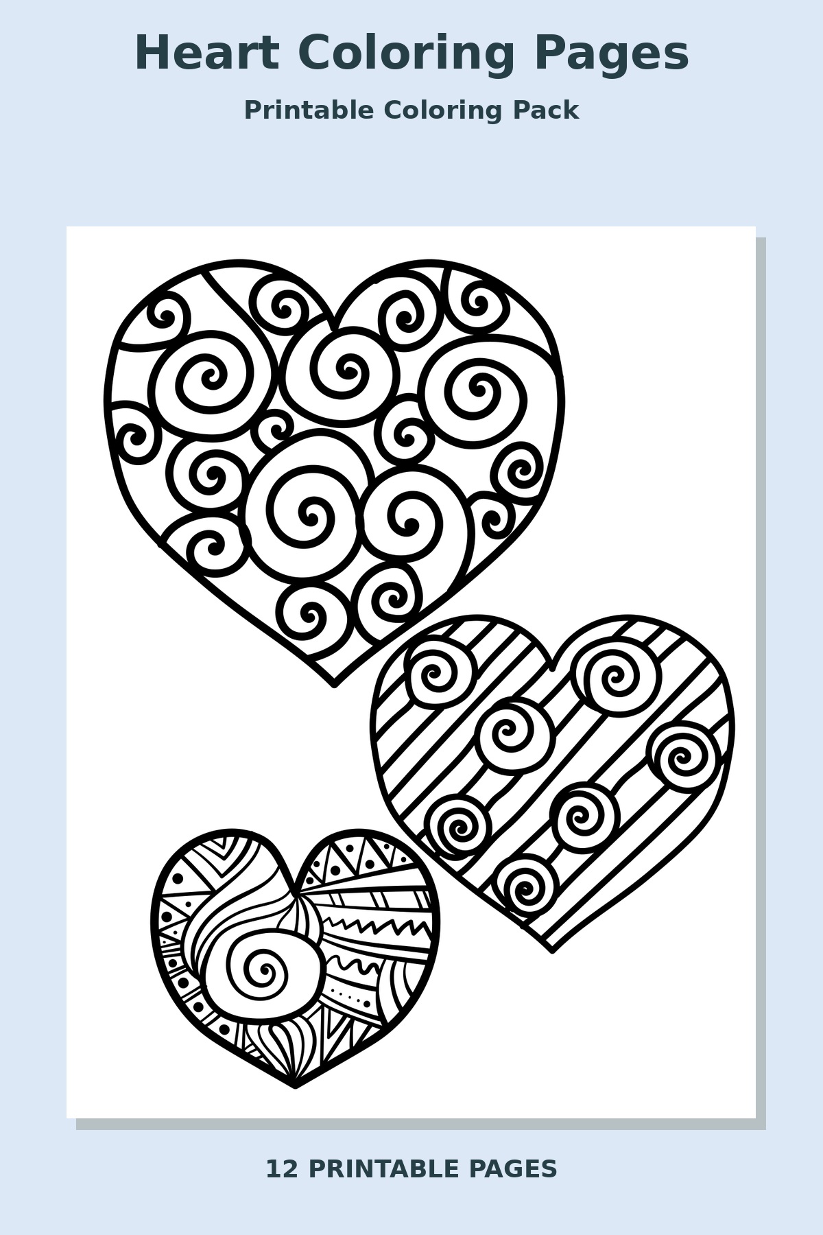 Heart Coloring Pages