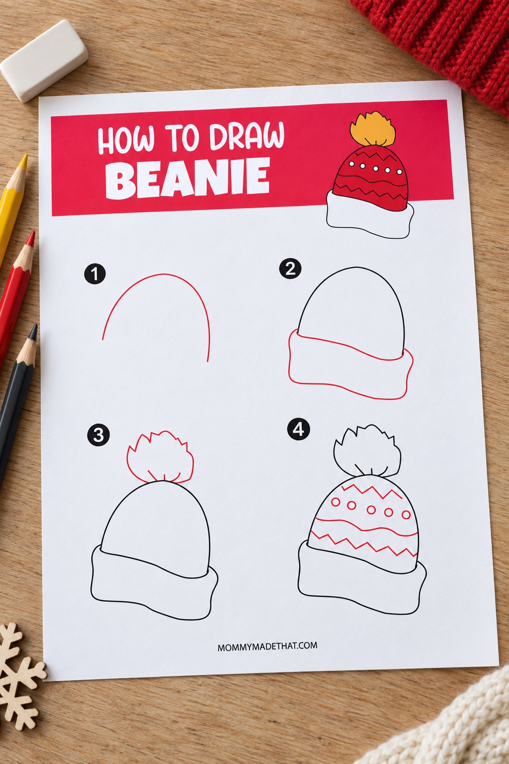 How to Draw a Beanie