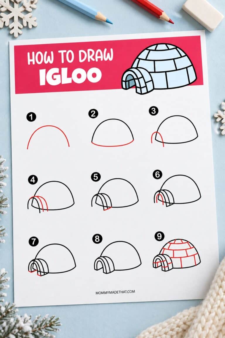 How to Draw an Igloo
