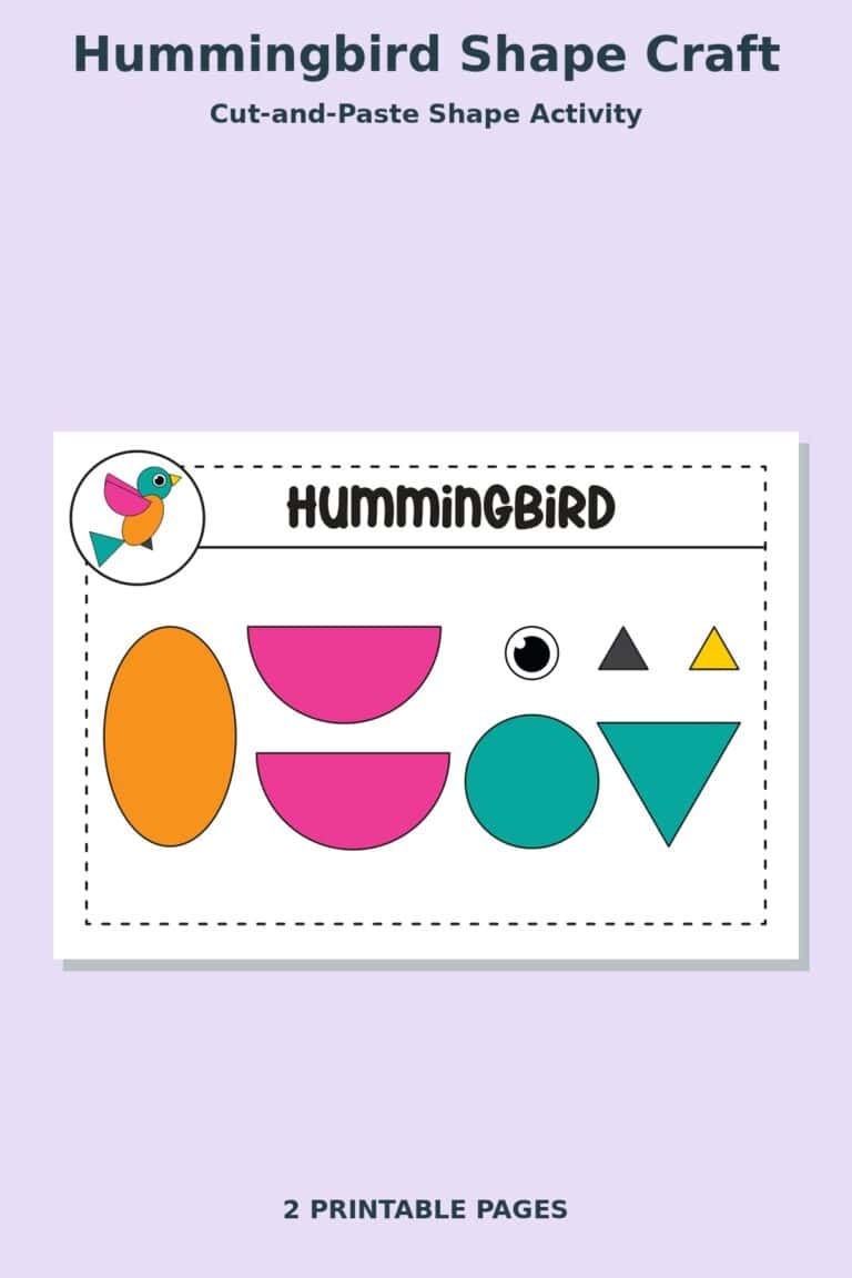 Hummingbird Shape Craft
