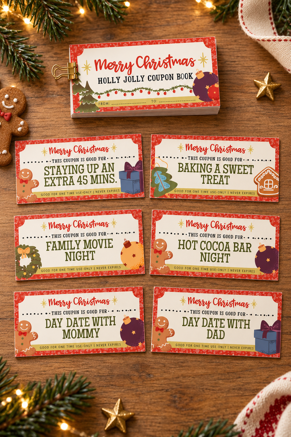 Kids Christmas Coupon Book