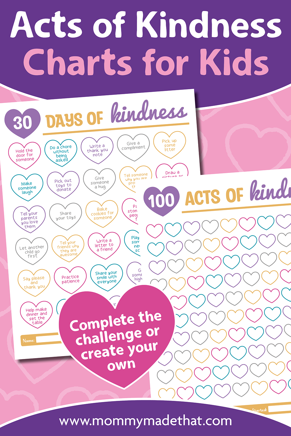 Kindness Charts