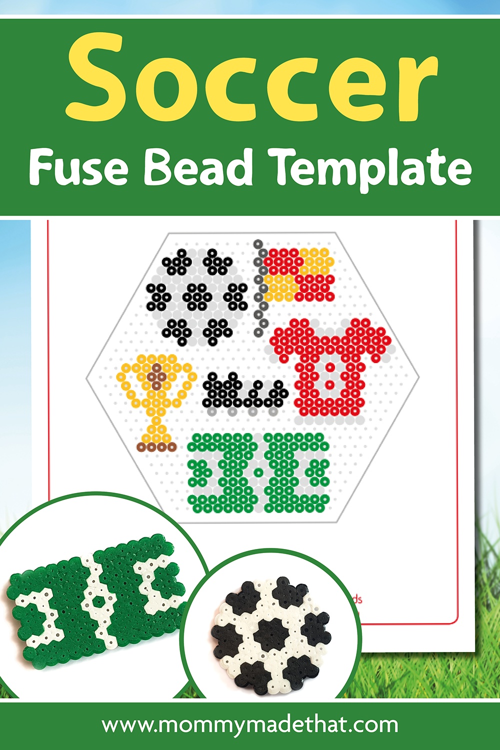 Soccer Fuse Bead Patterns