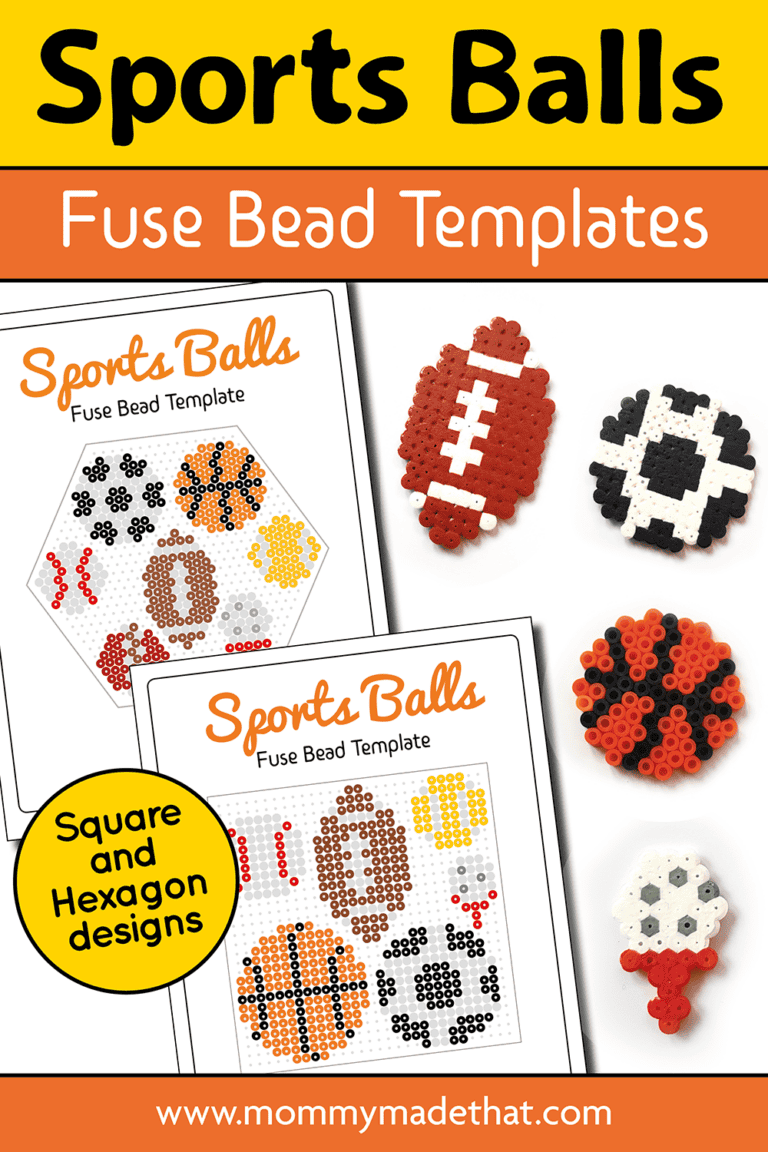 Sports Balls Fuse Bead Patterns