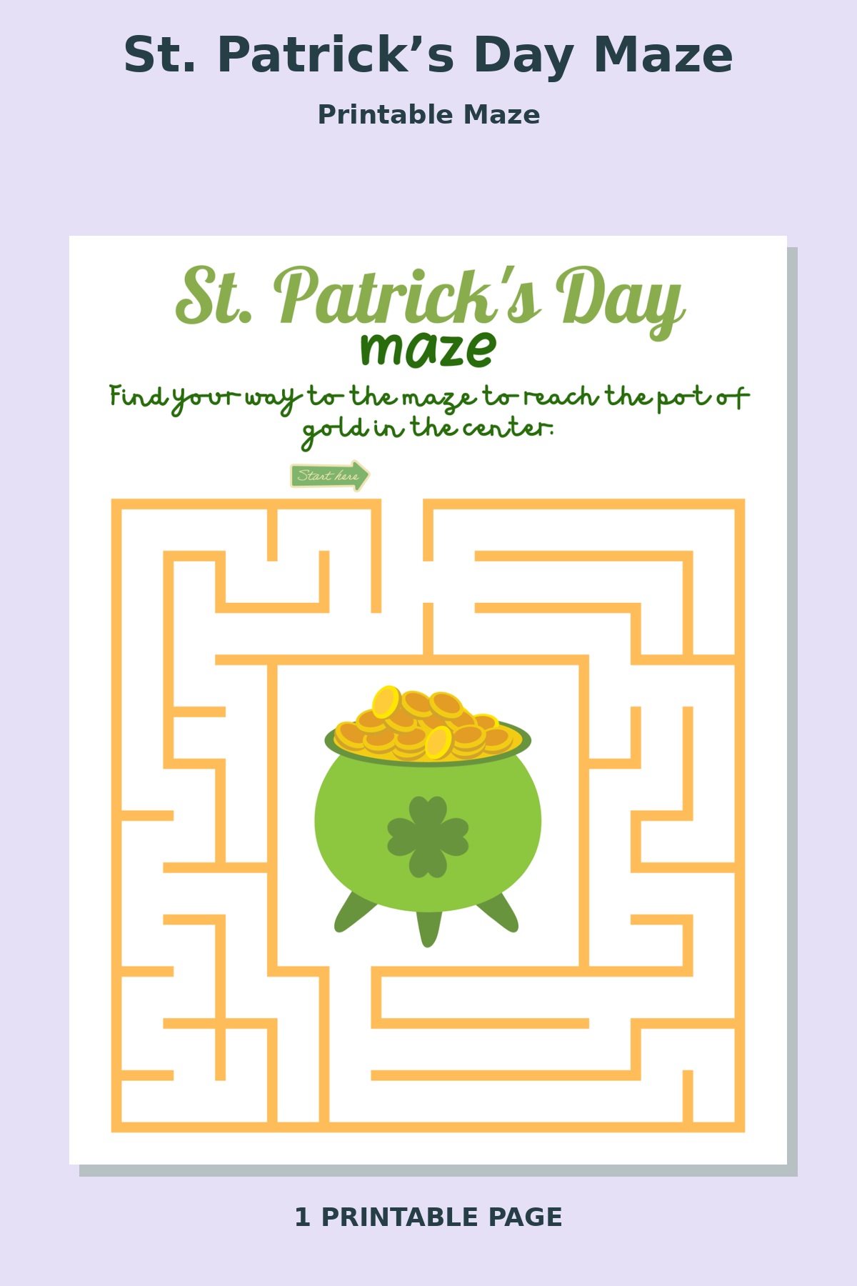 St. Patrick’s Day Maze