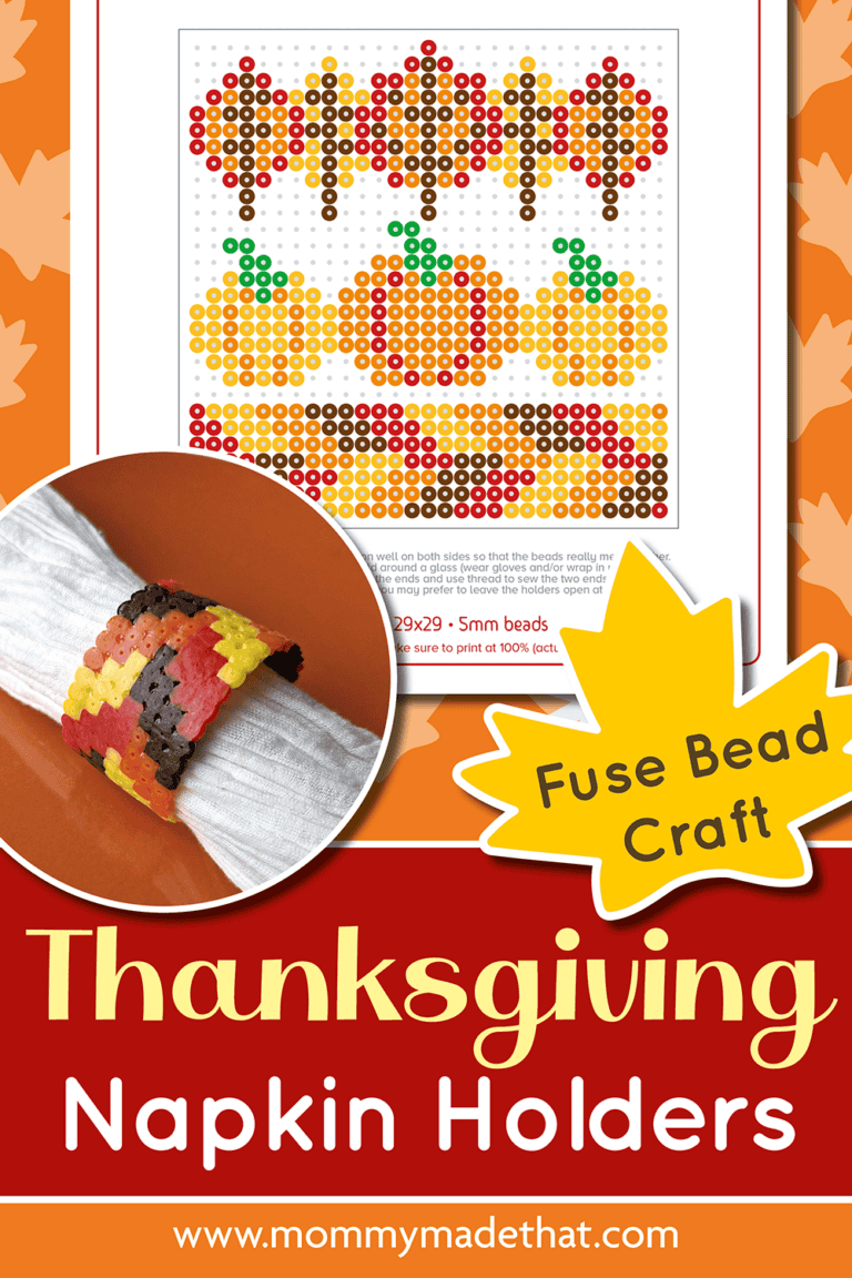 Thanksgiving Fuse Bead Napkin Holders
