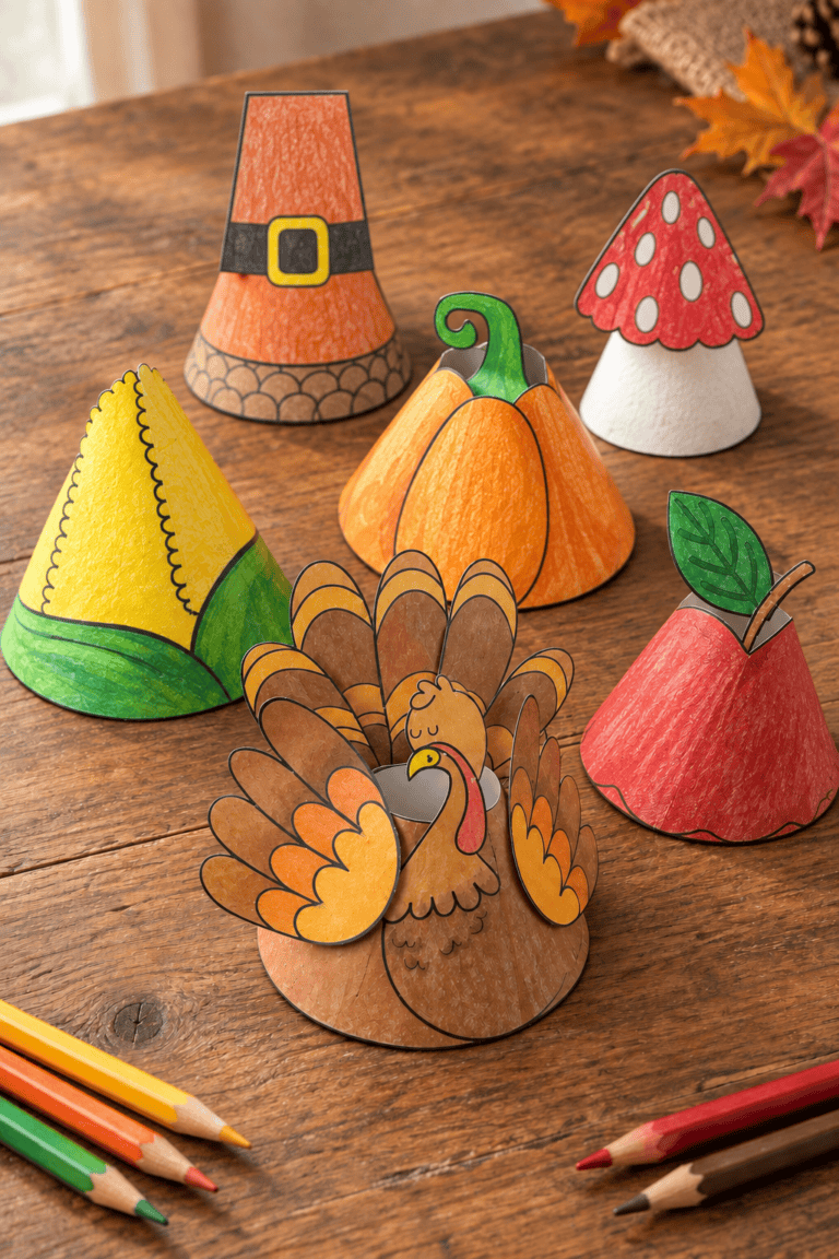 Thanksgiving Paper Cones