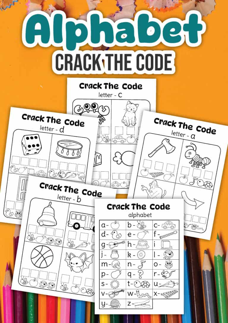 Alphabet Crack the Code Worksheets