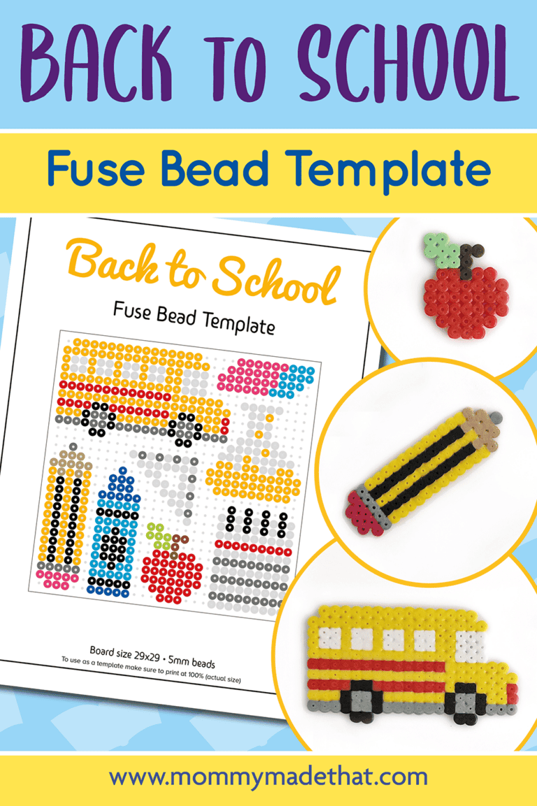 Back to School Fuse Bead Patterns
