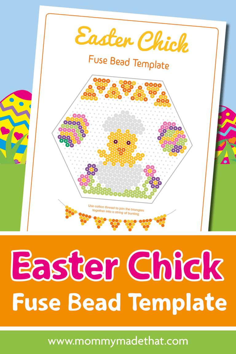 Easter Chick Fuse Bead Pattern
