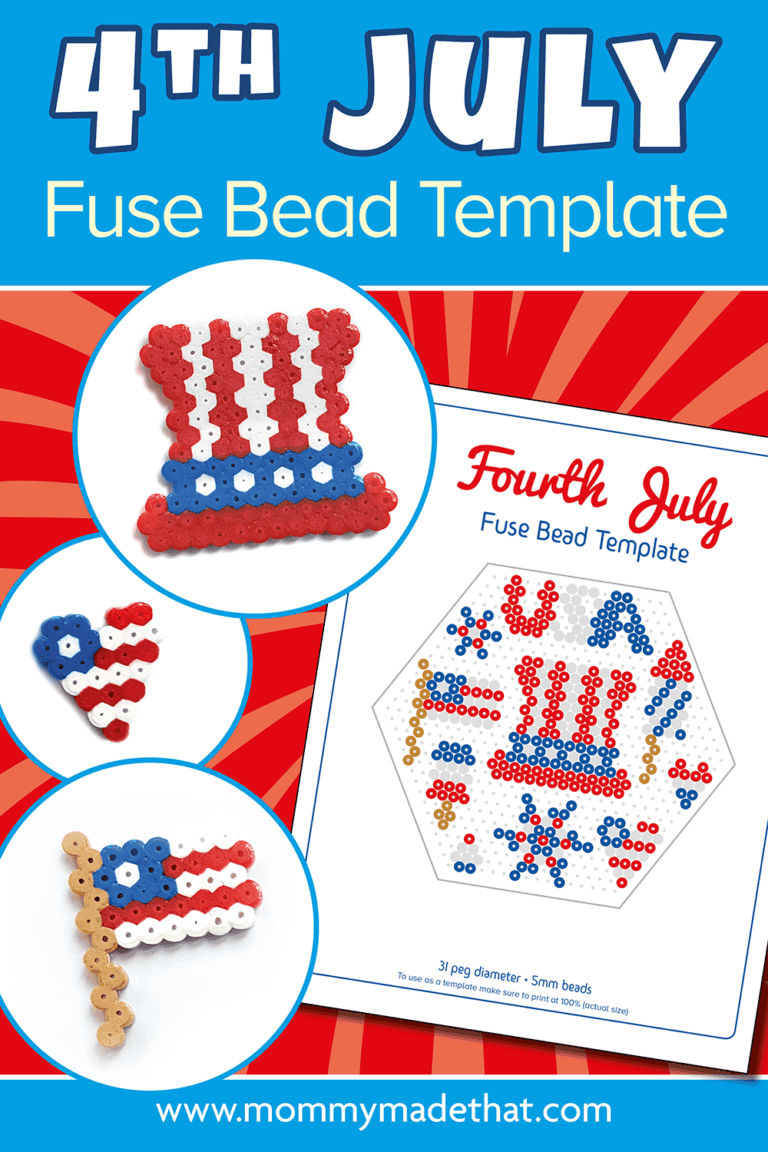Fourth of July Fuse Bead Patterns