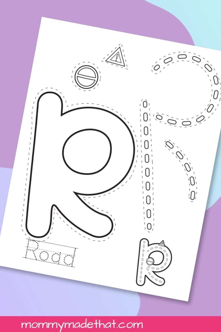 Letter R Road Craft