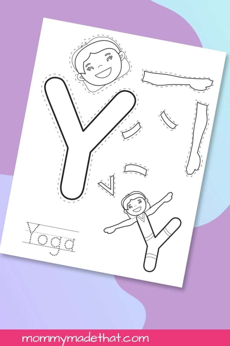 Letter Y Yoga Craft
