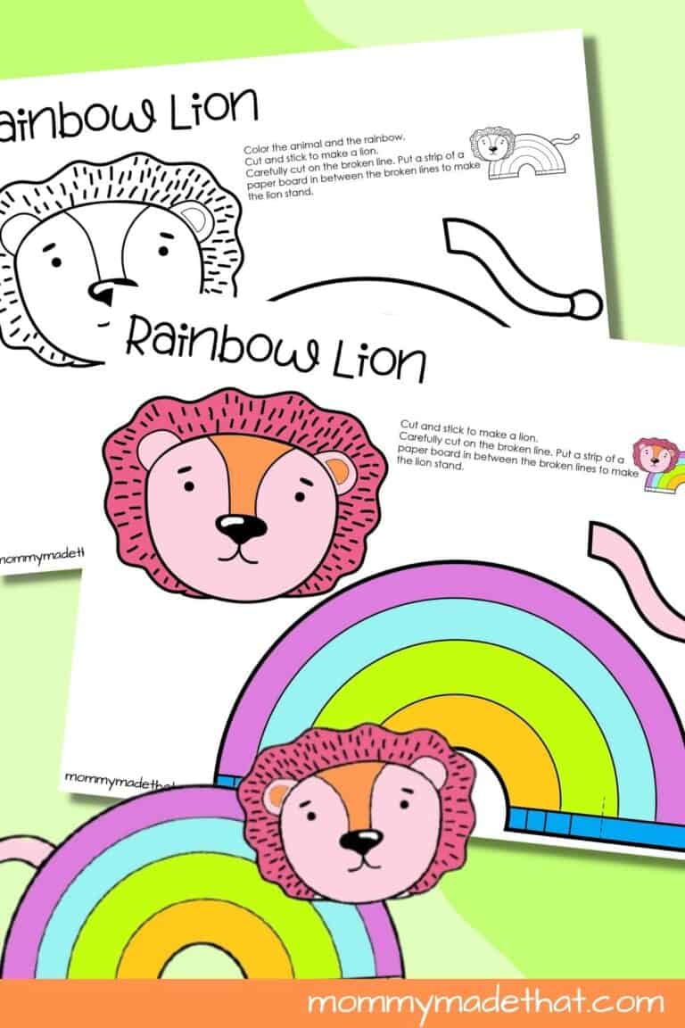 Rainbow Lion Craft