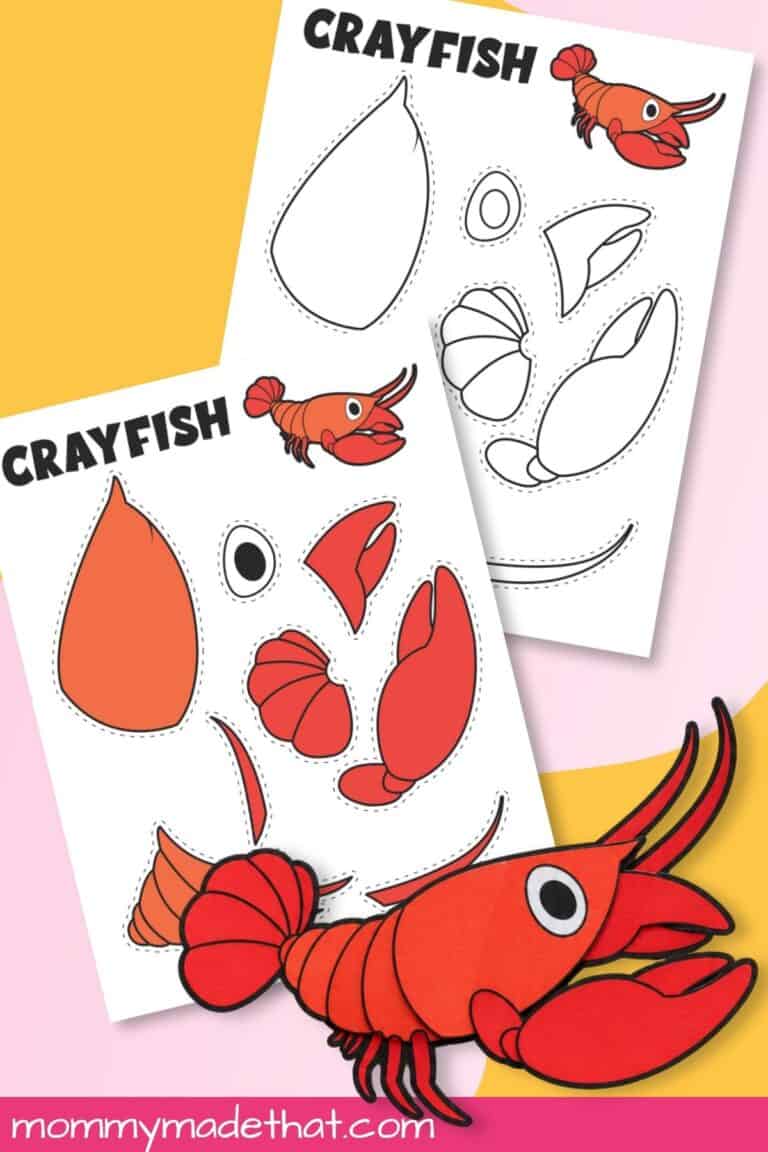 Crayfish Cut and Paste Craft