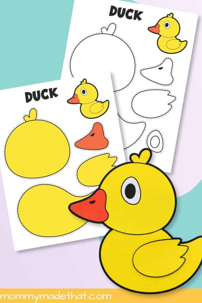 Duck Cut and Paste Craft
