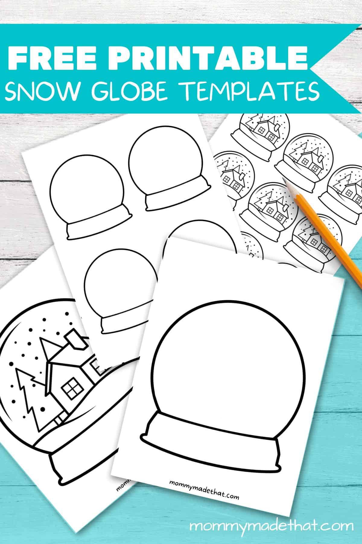 Snow Globe Templates