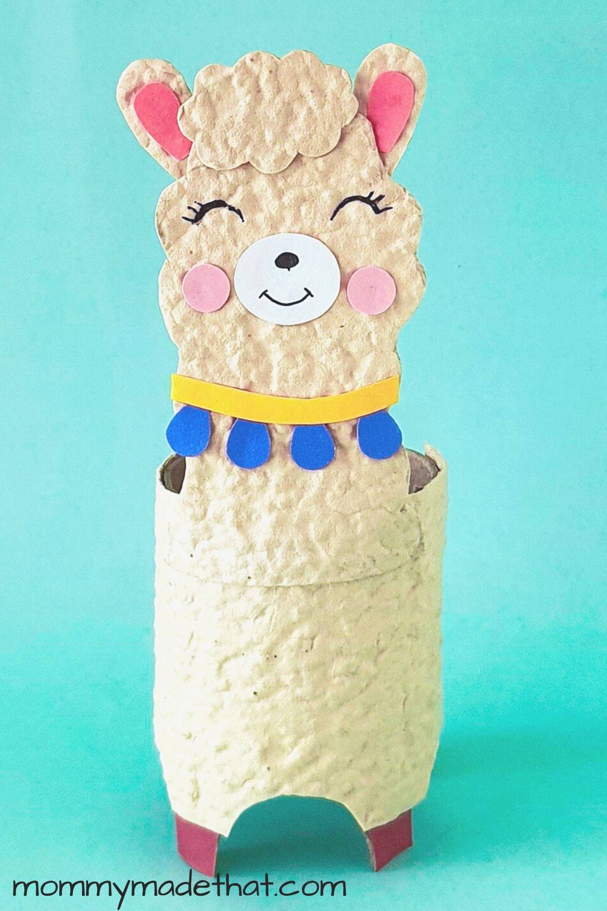 toilet paper roll llama craft printable activity preview