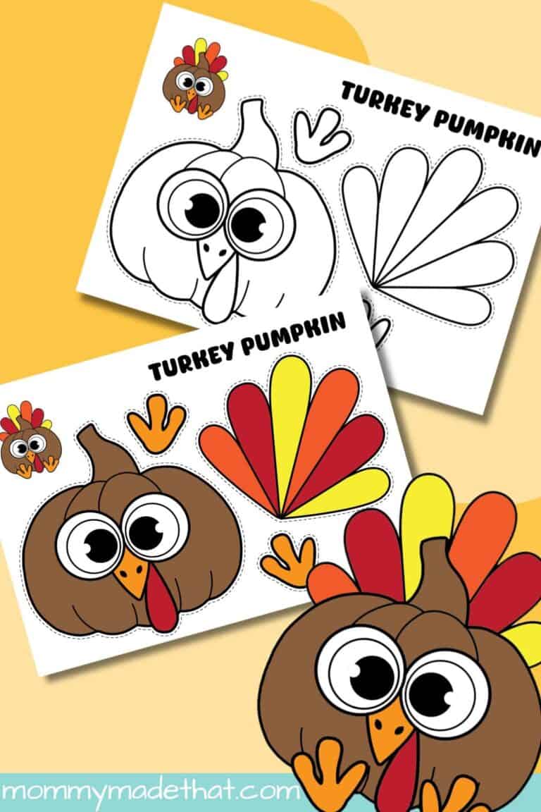 Turkey Pumpkin Craft